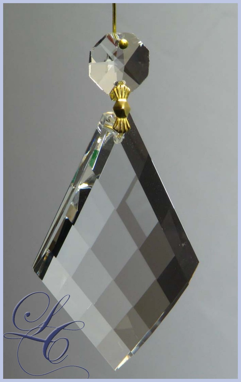 Cristal Model Kite Torsade avec Octogone 76mm