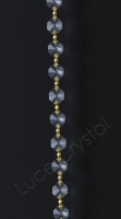 Crystal Chain 14mm Octagon with Bowties 18"
