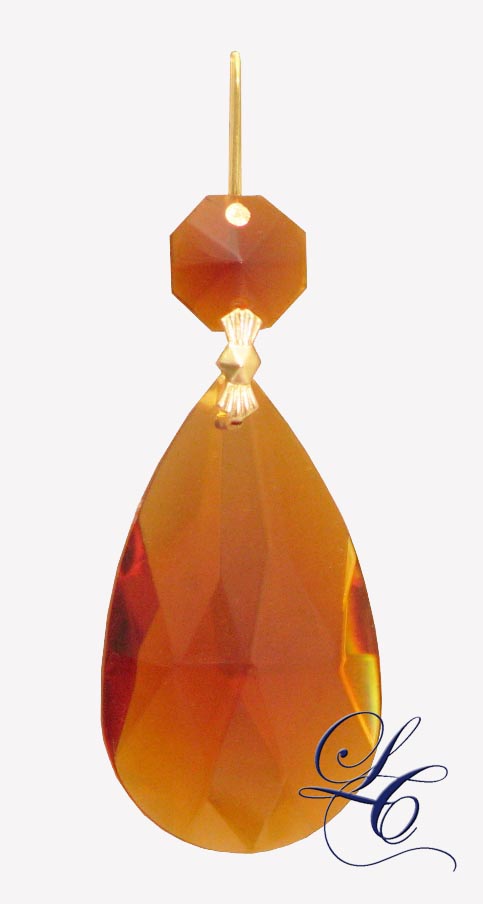 Topaz PearShape 38mm with Octagon